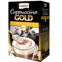 Капучино Mokate Caffetteria Cappuccino Gold Vanilla, 12,5г*8шт.