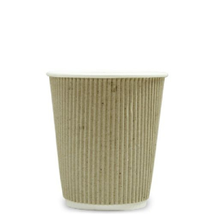 Стакан паперовий гофрований 175 мл