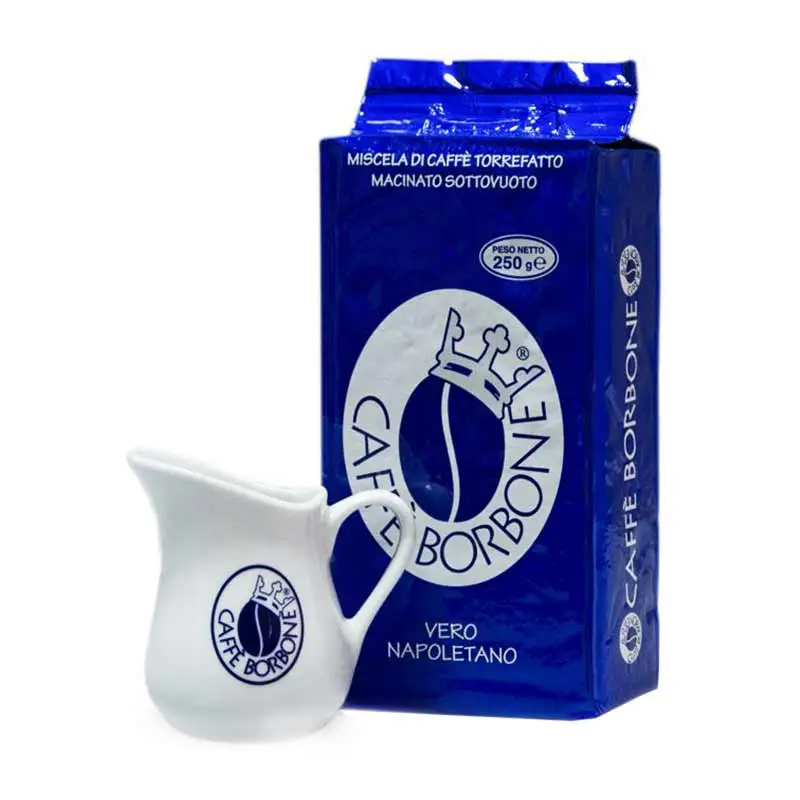 Белый кувшинчик для молока Caffe BORBONE