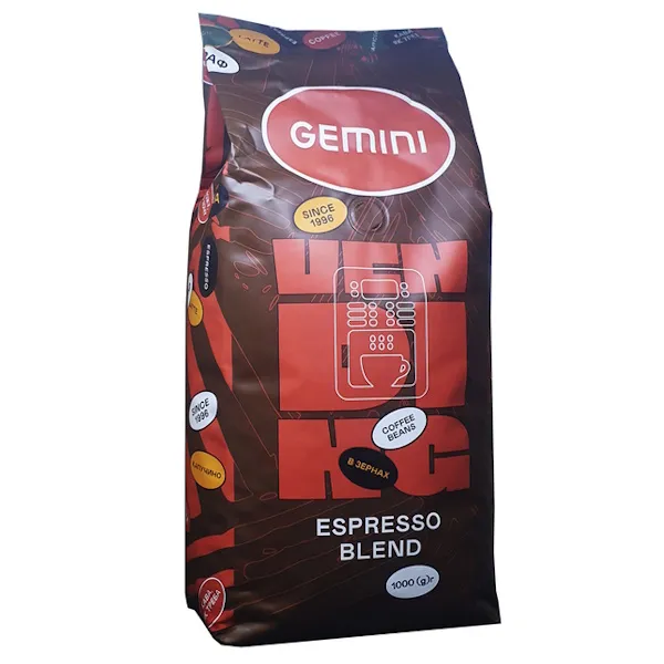 Кофе в зернах Gemini Espresso Vending, 1кг*8 шт