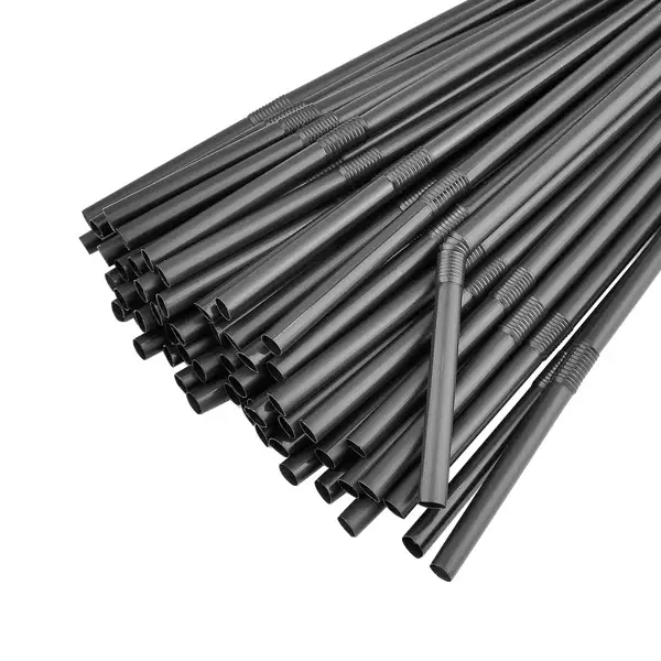 Трубочка в индивидуальной упаковке с коленом 210*4,8 мм