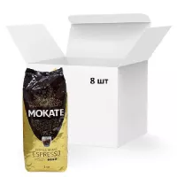 Кофе в зёрнах Mokate Espresso, 1 кг*8 шт