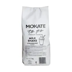 Молочный коктейль Mokate со вкусом клубники, 1 кг