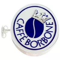 Двухсторонняя внешняя рекламная вывеска Caffe BORBONE, 65*55 см