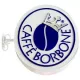 Двухсторонняя внешняя рекламная вывеска Caffe BORBONE, 65*55 см