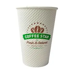 Стаканы бумажные гофрированные, 305 мл — 500 шт