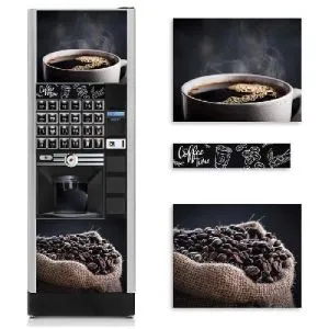 Наклейка на кофейный автомат Rheavendors Luce X2 ES